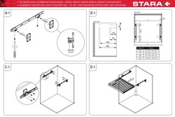 S-6207-A Frenli Telesk.Raylı. Alm.Pantolonluk + Kemer+Kravat Askılı 80cm Antrasit - 5