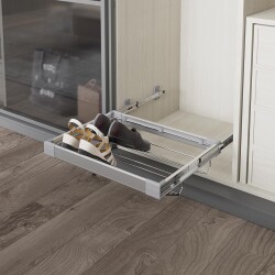 S-6263 Tls.Raylı Alm. Ayakkablılık 80 cm Gri - Starax