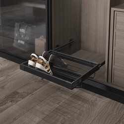 6264/A-Tel.Raylı Al.Ayakkabılık 90cm. - Starax