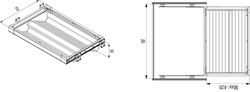 6264/A-Tel.Raylı Al.Ayakkabılık 90cm. - 3