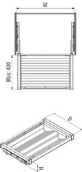 6719 - W Beyaz Alüminyum Ayak.(70cm) - 3