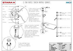 7021- 2 Camlı Raflı Takım - 4