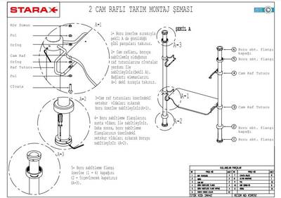 7021- 2 Camlı Raflı Takım - 4