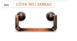 975-Lidya İkili Sarkaç Antik Bakır 64 mm - 2