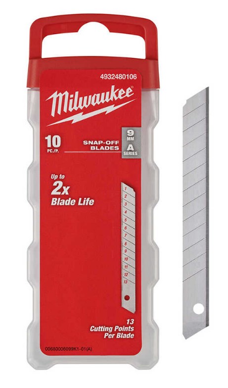 Ayarlı Maket Bıçak YEDEĞİ 9mm Milwaukee Adet