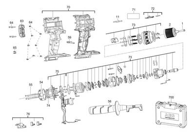 AEG BS 18C2BL LI-402 Kömürsüz Akülü Vidalama 65 NM AEG - 6