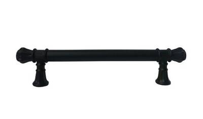 Akbatı Düz Kulp Mat Siyah 160mm - 2