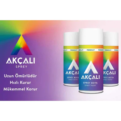 Akçalı Sprey Boya Metalik Renk - 1