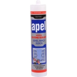 APEL SİLİKON ŞEFFAF VE BEYAZ 280GR/250ML - Apel