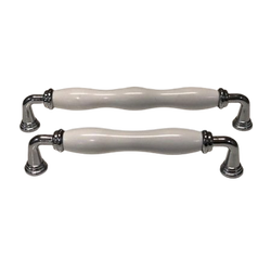 BAYRAKTAR POLİMER 160MM BOĞUMLU KROM SADE 1000 - 2