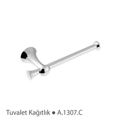 DEPPOT D.1507.C ART TUVALET KAĞITLIK KAPAKSIZ-KROM - 1