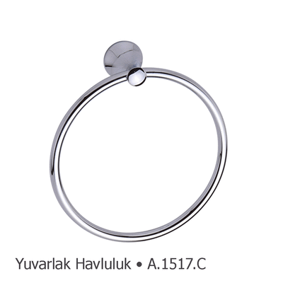 DEPPOT D.1517.C ART YUVARLAK HAVLULUK KROM - 1