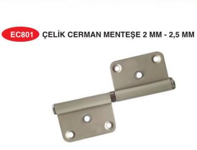 EKO-1,8 MM BAYRAKTAR Çelik Cerman Kapı Menteşesi 12cm - 1