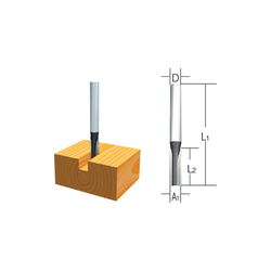 Elmas Kanal Tarama Bıçağı 12x10mm - 2