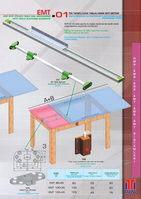  EMT.125 Masa Rayı Kanat 35( 206 043) - 1