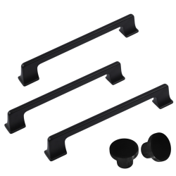 Erkul 2503-Gediz 224 mm Mat Siyah Mobilya Kulp - ERKUL