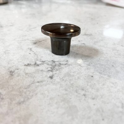 Erkul 2728-Avcı Düğme Antik Nikel Mobilya Kulp - 1