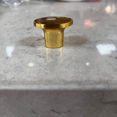 Erkul 2728-Avcı Düğme Skoç Altın Mobilya Kulp - 1