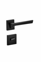 Erkul 474-03 Mat Siyah Rozetli Wc Kol - ERKUL