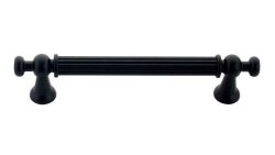 Erkul 983-Selçuklu 128 mm Mat Siyah Mobilya Kulp - 2