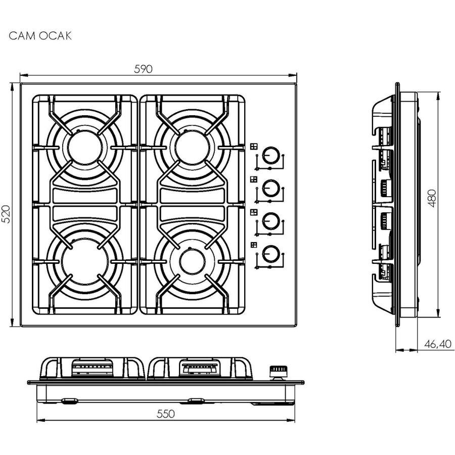 FERRE 2140 CE GRİ ANK. OCAK - 2