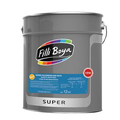 FİLLİ-P.Ü.İpek Mat Beyaz Boya 12kg.