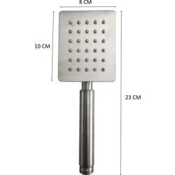 FLEKO EL DUŞ Başlığı inox,krom,siyah - 3