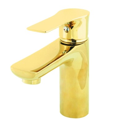 FLEKO Mob G102 Gold Lavabo Bataryası Altın - 1