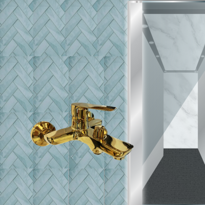 FLEKO MOB G302 Gold Banyo Bataryası Altın - 1