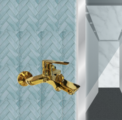 FLEKO MOB G302 Gold Banyo Bataryası Altın - 1