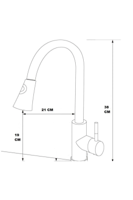 FLEKO.KS10S01-A Spiralli Evye Bataryası Krom - 3