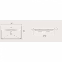 FRAME Etajerli Lavabo 70x45cm - 4