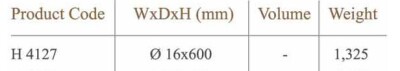 H.4127 60 cm Siyah Askı Borusu - 2