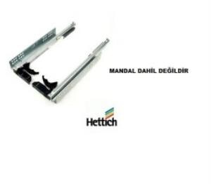 Hettich Yeni QUADRO 350mm Tam Açılım Bas Aç (Sağ+Sol) - 8