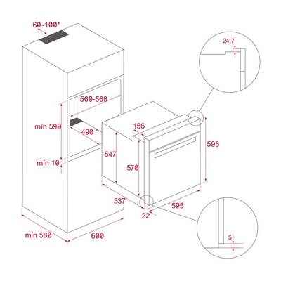 TEKA AIRFRY HLB 8416 BK 220-240 50/60 FIRIN - 6
