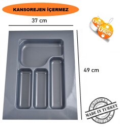 Kaşıklık 37*49 Beyaz / GRİ - Akça