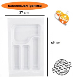 Kaşıklık 37*49 Beyaz / GRİ - 2