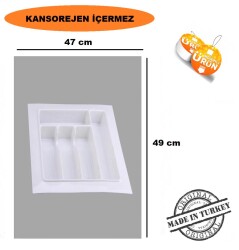 Kaşıklık 46/47*49 BEYAZ / GRİ - Akça