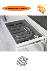 Kaşıklık 75*49 Beyaz / GRİ - Akça