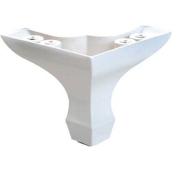 LÜKENS BEYAZ 9cm 1 KALİTE PLASTİK BAZA AYAK TÜM RENKLER - Akça