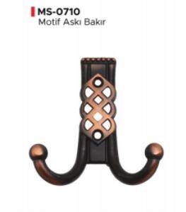 Lüks Motif Askı Antik Bakır - 1