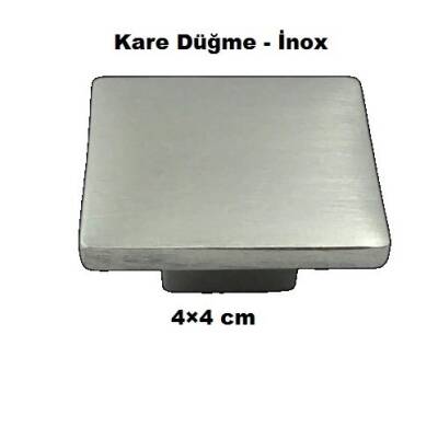 Mercan Kare Düğme İnox - 1