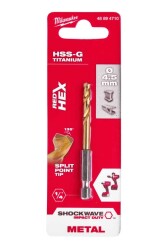 METAL MATKAP UCU HEX GİRİŞLİ HSS-G 4,5X 76mm Milwaukee - 2