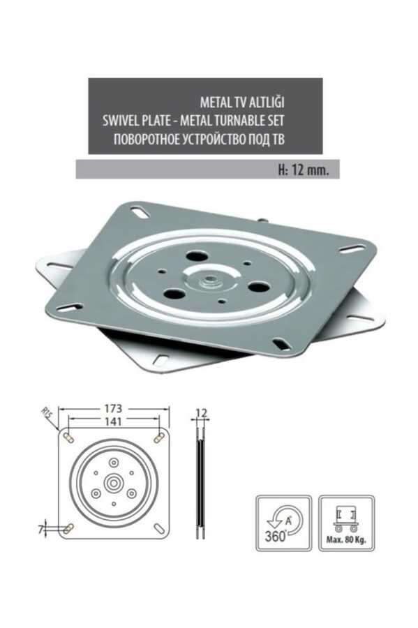 Metal TV Altlığı 173*173 - 2