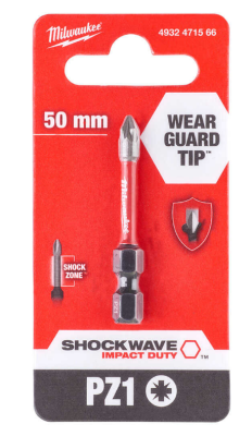 Milwaukee Pz 1 50mm 1 Li Paket Shockwawe - 2