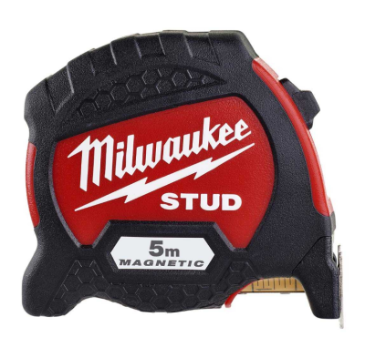 Milwaukee Şerit Metre STUD Manyetik Mıknatıslı Gen2 5 metre - 1