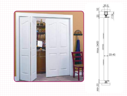 MKK-2B Katlanır Sürgülü 4 Kapı için Asma Sistem - 4