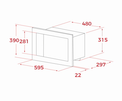 MS 620 BIS MİKRODALGA FIRIN TEKA - 5