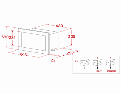 MS 620 BIS MİKRODALGA FIRIN TEKA - 4