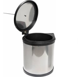 P9151 Pyramith Kapağa Monte Paslanmaz Çöp Kovası 11 Lt - 